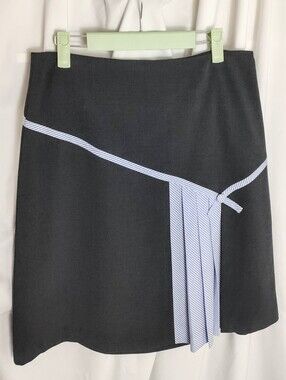 Elevenses Antehoplogie Grey A-Line Skirt Size 8